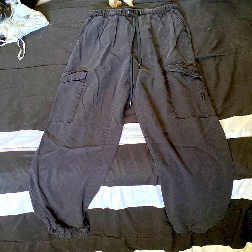 These are a Jean legging mix. They are stretchy at the waist